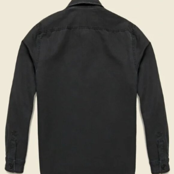 Faherty washed Black Men's Blanket Jacket size XLT - Picture 2 of 9